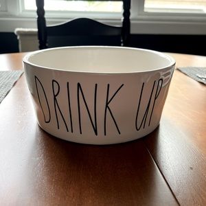 Rae Dunn Large Drink Up Water Bowl